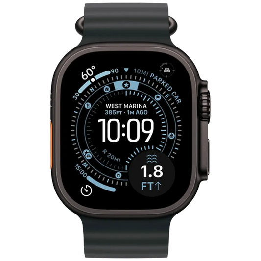 Apple Watch Ultra 3 49mm Noir (Bracelet En Silicone Noir) Apple