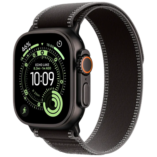 Apple Watch Ultra 3 49mm Noir (Bracelet En Tissu Noir M/L) Apple