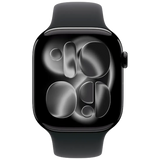 Apple Watch Series 11 42mm Noir (Bracelet Silicone Noir S/M) Apple