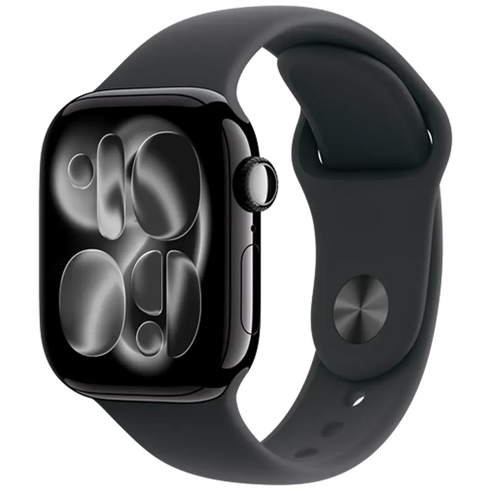 Apple Watch Series 11 42mm Noir (Bracelet Silicone Noir S/M) Apple