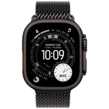 Apple Watch Ultra 3 49mm Noir (Noir Milanese Bracelet L) Apple