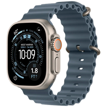 Apple Watch Ultra 3 49mm Titanium (Bracelet En Silicone Bleu) Apple